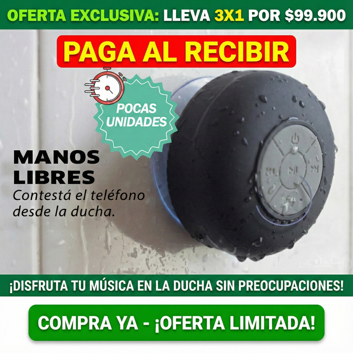 3X1 SoundMax Pro 3X1 Parlante Bluetooth portátil